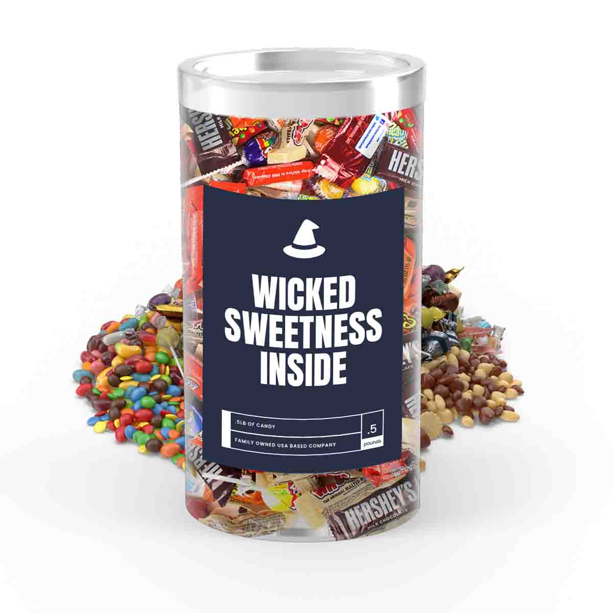 Wicked Sweetness Inside - I Love Candy Halloween Candy Tube