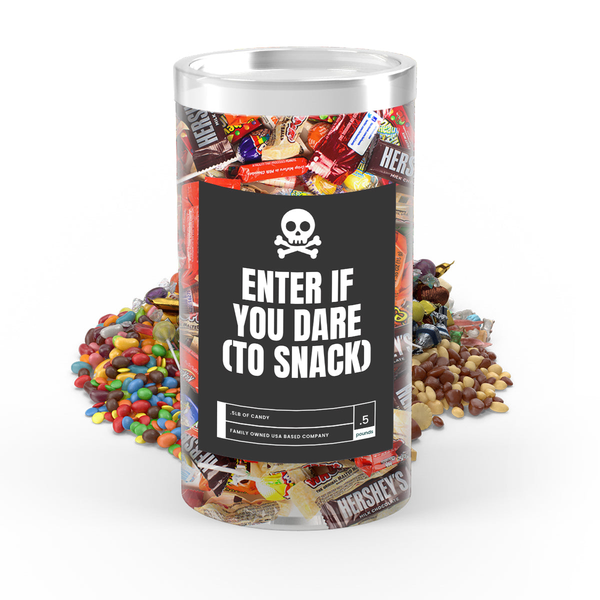 Enter If You Dare ( To Snack ) - I Love Candy Halloween Candy Tube