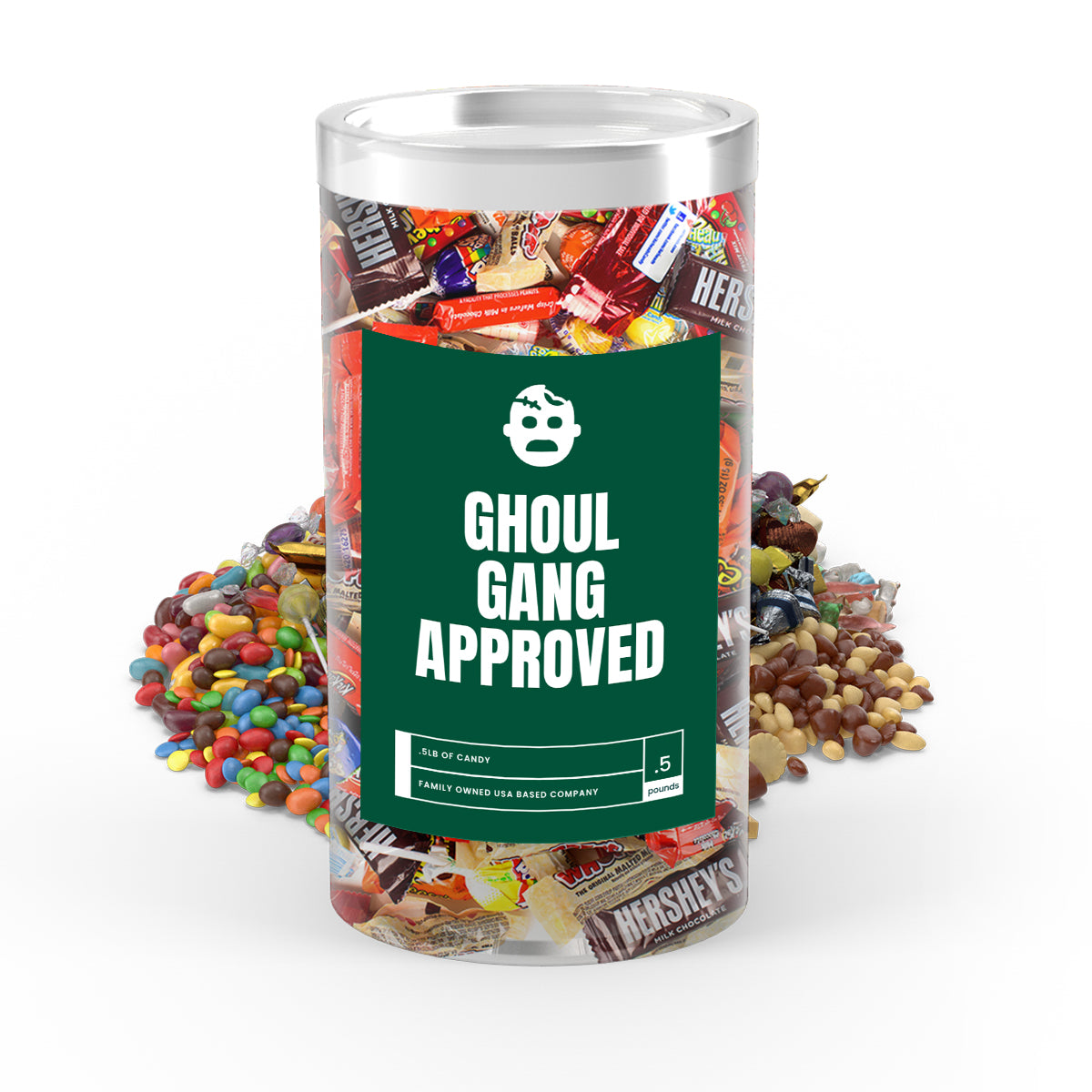 Ghoul Gang Approved - I Love Candy Halloween Candy Tube