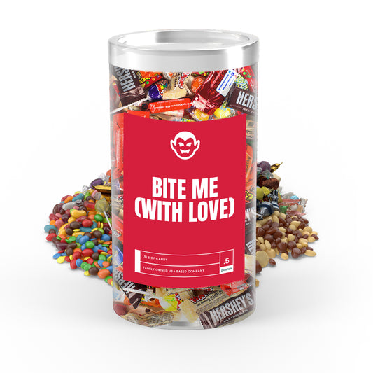 Bite Me (With Love) - I Love Candy Halloween Candy Tube