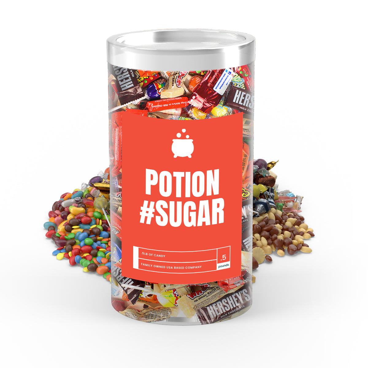 Potion #Suger  - I Love Candy Halloween Candy Tube