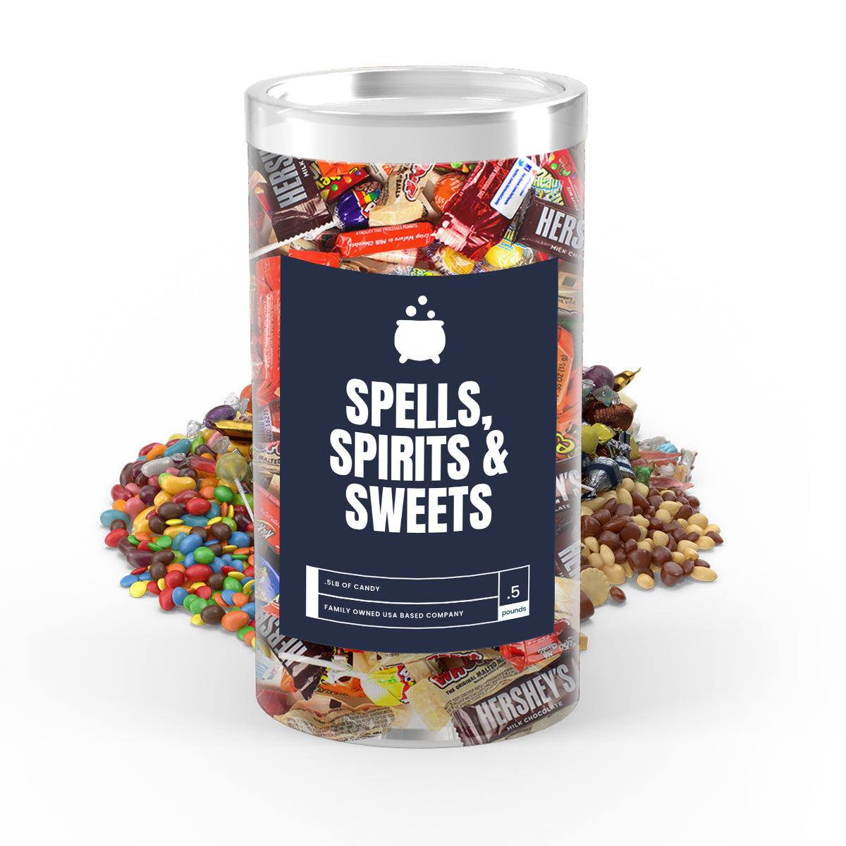 Spells, Spirits & Sweets  - I Love Candy Halloween Candy Tube