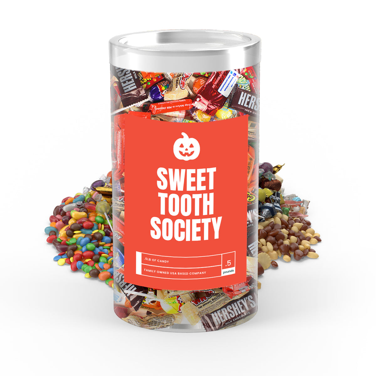 Sweet Tooth Society - I Love Candy Halloween Candy Tube