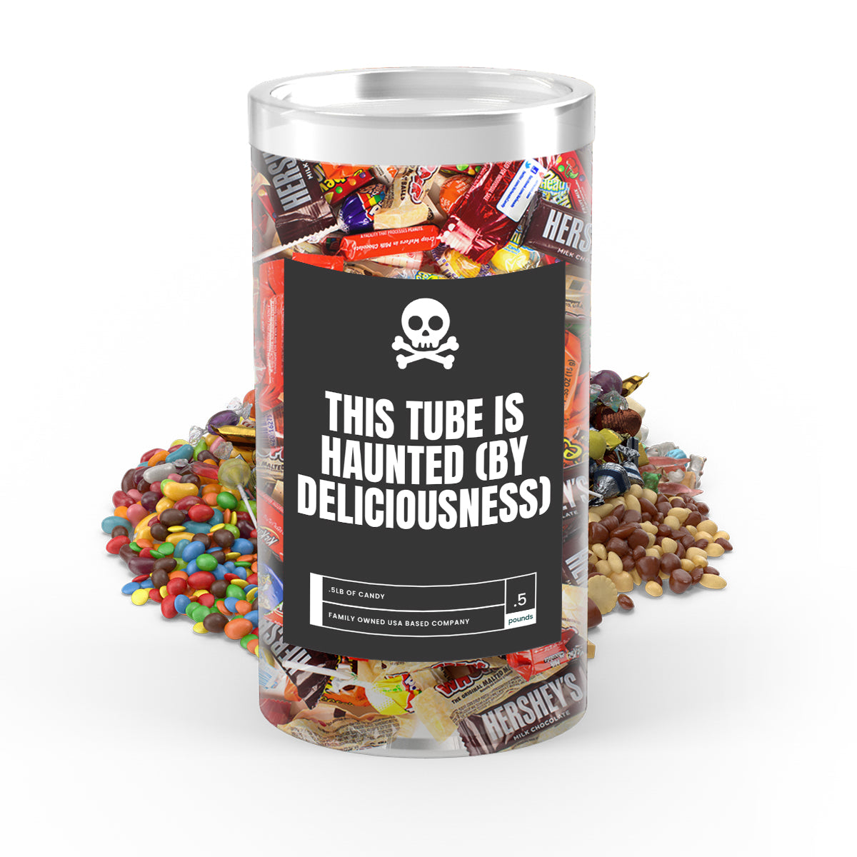 This Tube Is Haunted ( By Deliciousness ) - I Love Candy Halloween Candy Tube